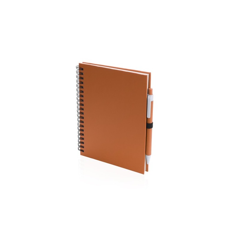 Carnet Personnalisable Éco-responsable Koguel Matières : carton recyclé Couleurs : bleu marquage laser ultra précis