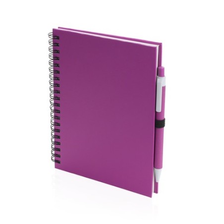 Carnet Personnalisable Éco-responsable Koguel Matières : carton recyclé Couleurs : bleu goodies personnalisé en stock