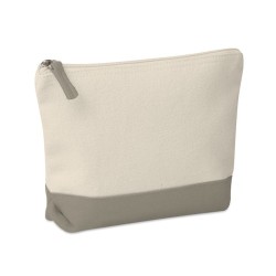Trousse bicolore en coton personnalisable - KLEUREN Matières : coton Couleurs : corde impression logo haute qualité