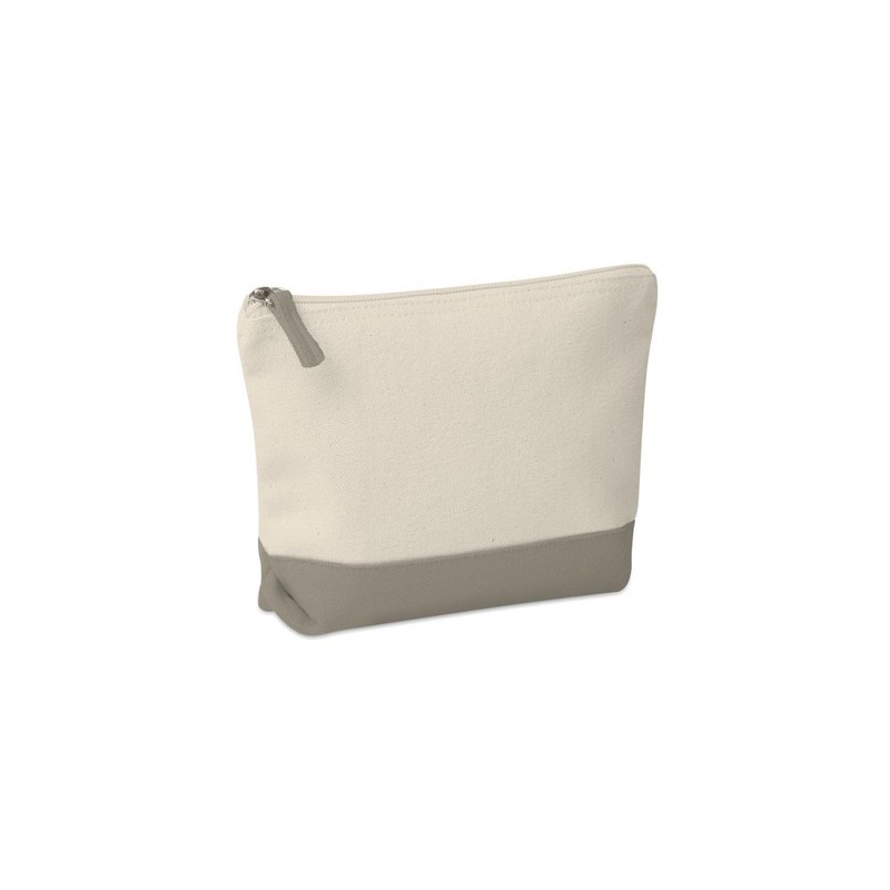 Trousse bicolore en coton personnalisable - KLEUREN Matières : coton Couleurs : corde impression logo haute qualité