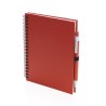 Carnet Personnalisable Éco-responsable Koguel Matières : carton recyclé Couleurs : fuchsia marquage laser ultra précis