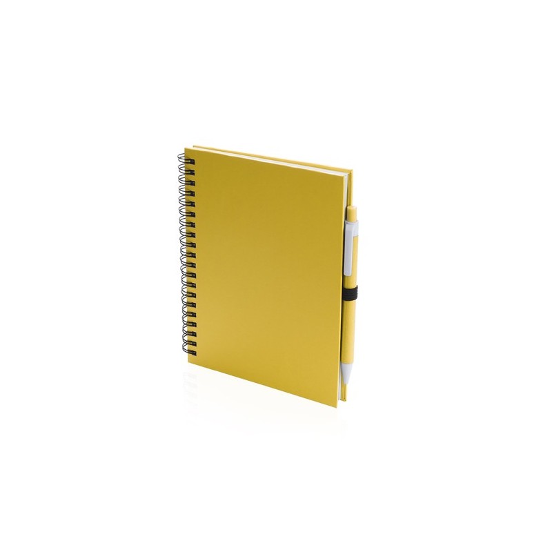 Carnet Personnalisable Éco-responsable Koguel Matières : carton recyclé Couleurs : blanc cadeau collaborateur premium