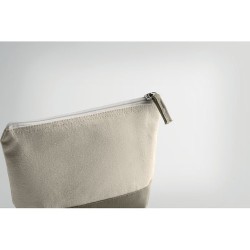 Trousse bicolore en coton personnalisable - KLEUREN Matières : coton Couleurs : corde goodies personnalisé en stock