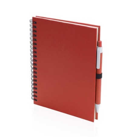 Carnet Personnalisable Éco-responsable Koguel Matières : carton recyclé Couleurs : blanc personnalisation rapide en France