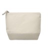 Trousse bicolore en coton personnalisable - KLEUREN Matières : coton Couleurs : gris marquage laser ultra précis