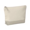 Trousse bicolore en coton personnalisable - KLEUREN Matières : coton Couleurs : gris personnalisation rapide en France