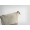 Trousse bicolore en coton personnalisable - KLEUREN Matières : coton Couleurs : gris cadeau client original