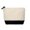 Trousse bicolore en coton personnalisable - KLEUREN Matières : coton Couleurs : noir impression haute définition