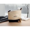 Trousse bicolore en coton personnalisable - KLEUREN Matières : coton Couleurs : noir objet promotionnel éco-responsable