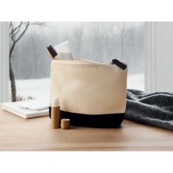 Trousse bicolore en coton personnalisable - KLEUREN Matières : coton Couleurs : noir goodies entreprise design