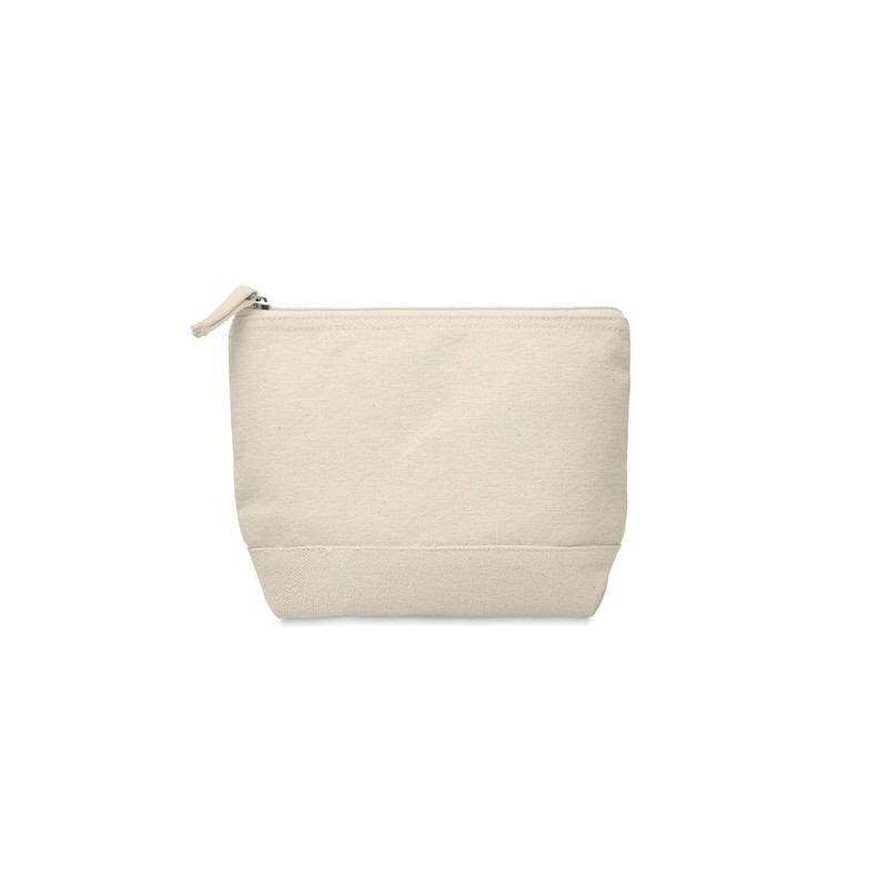 Trousse bicolore en coton personnalisable - KLEUREN Matières : coton Couleurs : beige goodies publicitaire événementiel
