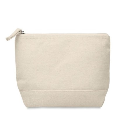 Trousse bicolore en coton personnalisable - KLEUREN Matières : coton Couleurs : beige goodies publicitaire événementiel