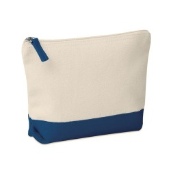 Trousse bicolore en coton personnalisable - KLEUREN Matières : coton Couleurs : bleu cadeau collaborateur premium