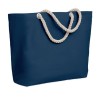 Sac de plage pratique personnalisé avec cordon - MENORCA Matières : coton Couleurs : bleu impression haute définition
