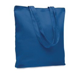 Sac shopping  en toile 270 gr/m² personnalisé RASSA COLOURED Matières : coton Couleurs : bleu royal cadeau entreprise pas cher