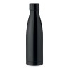 Bouteille isotherme double paroi 500ml personnalisée - BELO BOTTLE Matières : acier inoxydable Couleurs : noir livraison express