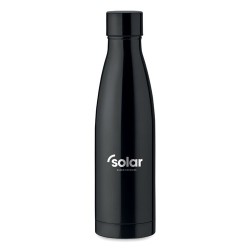 Bouteille isotherme double paroi 500ml personnalisée - BELO BOTTLE Matières : acier inoxydable Couleurs : noir cadeau client ori