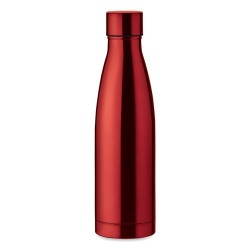 Bouteille isotherme double paroi 500ml personnalisée - BELO BOTTLE Matières : acier inoxydable Couleurs : rouge cadeau entrepris