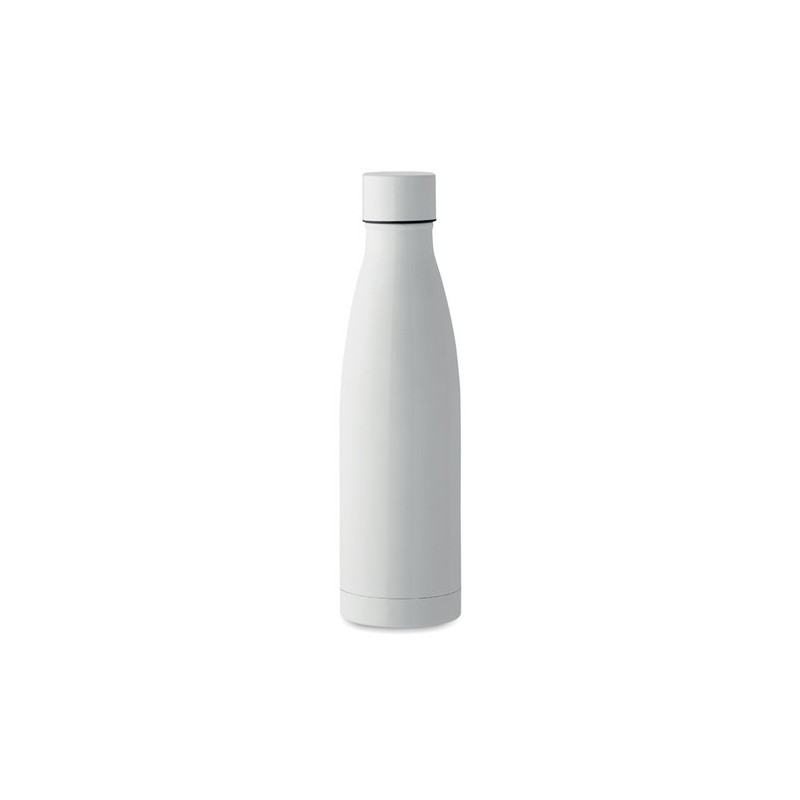 Bouteille isotherme double paroi 500ml personnalisée - BELO BOTTLE Matières : acier inoxydable Couleurs : blanc personnalisable 