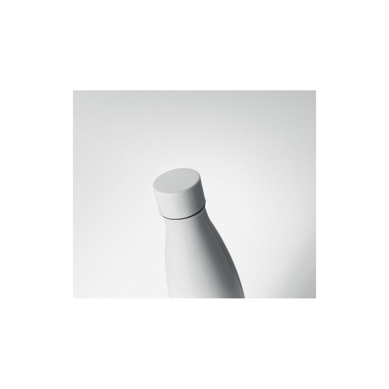 Bouteille isotherme double paroi 500ml personnalisée - BELO BOTTLE Matières : acier inoxydable Couleurs : blanc personnalisation