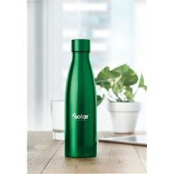 Bouteille isotherme double paroi 500ml personnalisée - BELO BOTTLE Matières : acier inoxydable Couleurs : vert cadeau collaborat