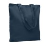 Sac shopping  en toile 270 gr/m² personnalisé RASSA COLOURED Matières : coton Couleurs : bleu marine marquage laser ultra précis