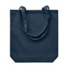 Sac shopping  en toile 270 gr/m² personnalisé RASSA COLOURED Matières : coton Couleurs : bleu marine personnalisation sur mesure