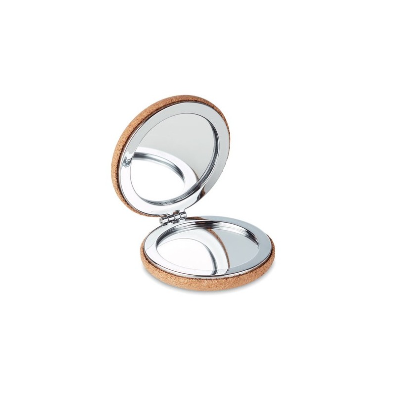 Miroir Pratique Personnalisé Éco-Responsable en Liège GUAPA CORK Matières : métal Couleurs : beige