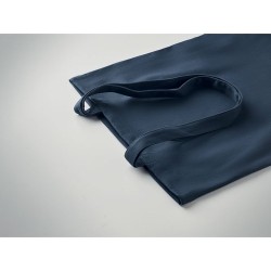 Sac shopping  en toile 270 gr/m² personnalisé RASSA COLOURED Matières : coton Couleurs : bleu marine personnalisation rapide en 