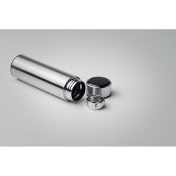 Bouteille Isotherme Éco-responsable avec Thermomètre Personnalisée POLE Matières : acier inoxydable Couleurs : argenté mat cadea