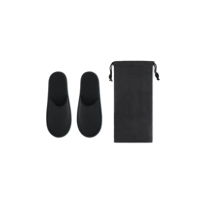 Paire de pantoufles personnalisées avec pochette FLIP FLAP