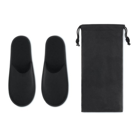 Paire de pantoufles personnalisées avec pochette FLIP FLAP