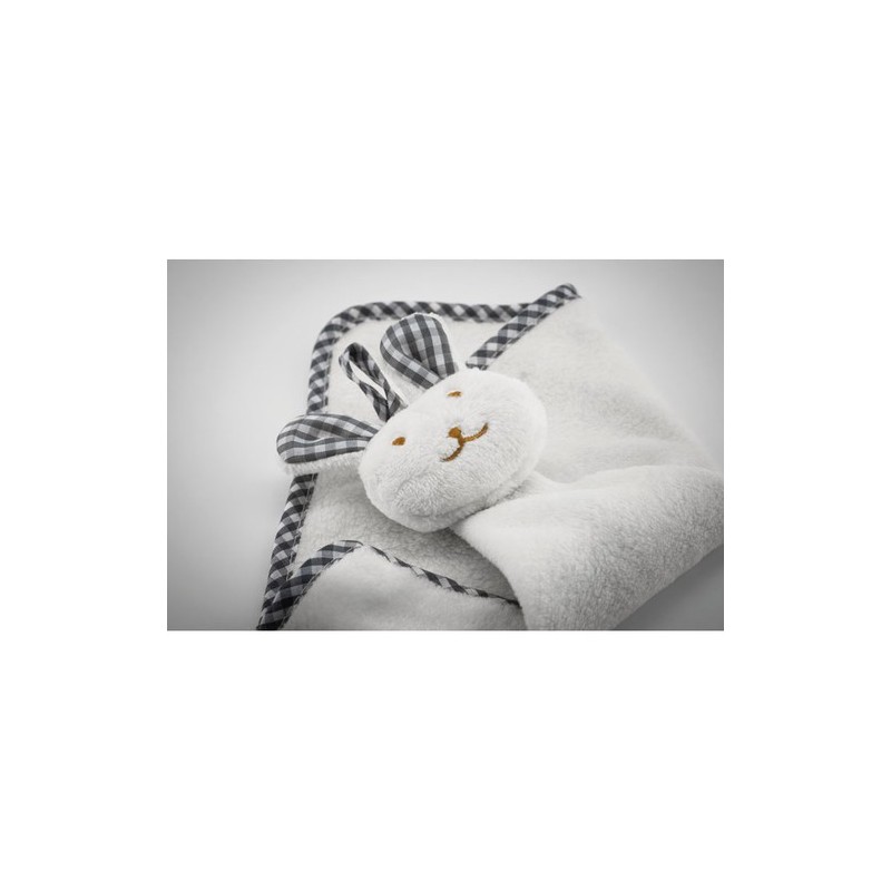 Serviette Lapin en Peluche HUG ME - Douceur et Fun Personnalisé