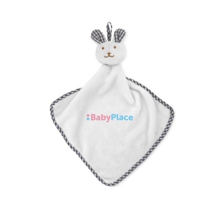 Serviette Lapin en Peluche HUG ME - Douceur et Fun Personnalisé
