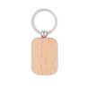 Porte-clés rectangulaire en bois personnalisé TOTY WOOD Matières : bois Couleurs : bois
