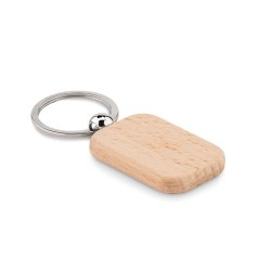 Porte-clés en Bois Rectangulaire POTY WOOD 2