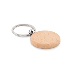 Porte-clés rond en bois personnalisé TOTY WOOD Matières : bois Couleurs : bois 2