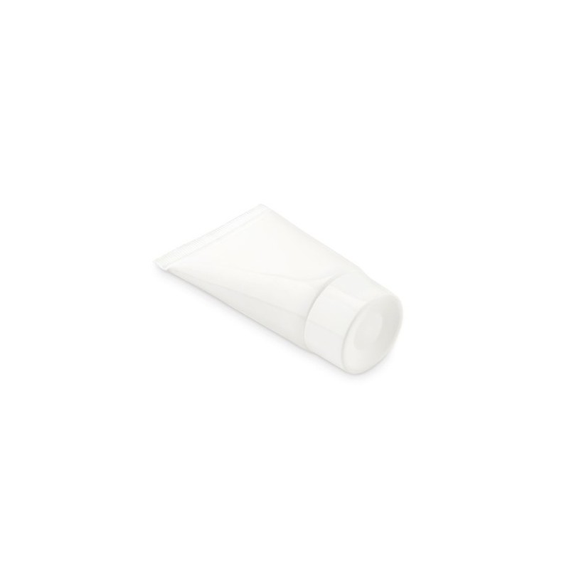 Tube de lotion solaire  45ml SUNCARE Matières : polyéthylène (PE) Couleurs : blanc personnalisable avec votre logo