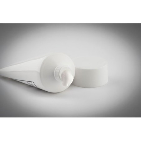 Tube de lotion solaire  45ml SUNCARE Matières : polyéthylène (PE) Couleurs : blanc cadeau entreprise pas cher