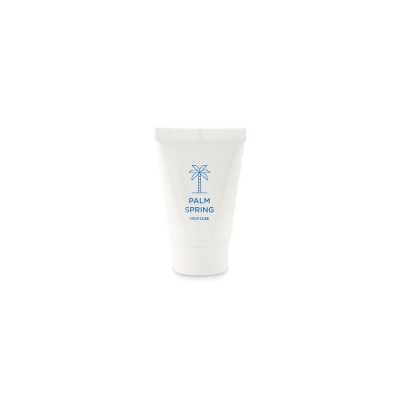 Tube de lotion solaire  45ml SUNCARE Matières : polyéthylène (PE) Couleurs : blanc goodies publicitaire événementiel