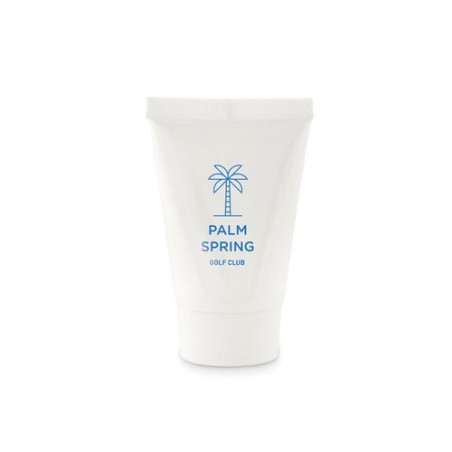 Tube de lotion solaire  45ml SUNCARE Matières : polyéthylène (PE) Couleurs : blanc goodies publicitaire événementiel