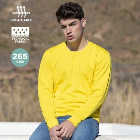 Sweat-Shirt Personnalisé Technique Adulte Kroby Matières : polyester Taille textile : XXL Couleurs : vert objet publicitaire rob