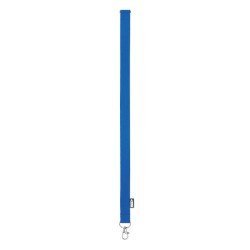 Lanyard Personnalisable Éco-responsable en RPET pour Événements - LANY RPET Matières : PET recyclé Couleurs : bleu royal livrais