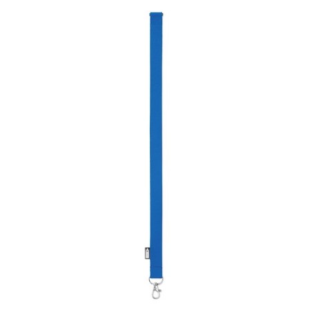 Lanyard Personnalisable Éco-responsable en RPET pour Événements - LANY RPET Matières : PET recyclé Couleurs : bleu royal objet p