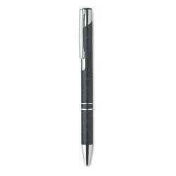 Stylo poussoir  en ABS blé paille - Charles Dickens® Santana Matières : ABS Couleurs : noir