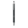 Stylo poussoir  en ABS blé paille - Charles Dickens® Santana Matières : ABS Couleurs : noir impression logo haute qualité