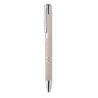 Stylo poussoir  en ABS blé paille - Charles Dickens® Santana Matières : ABS Couleurs : beige goodies publicitaire événementiel