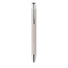 Stylo poussoir  en ABS blé paille - Charles Dickens® Santana Matières : ABS Couleurs : beige personnalisation rapide en France