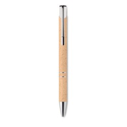 Stylo poussoir  en ABS blé paille - Charles Dickens® Santana cadeau collaborateur premium