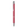 Stylo poussoir  en ABS blé paille - Charles Dickens® Santana Matières : ABS Couleurs : rouge cadeau entreprise pas cher